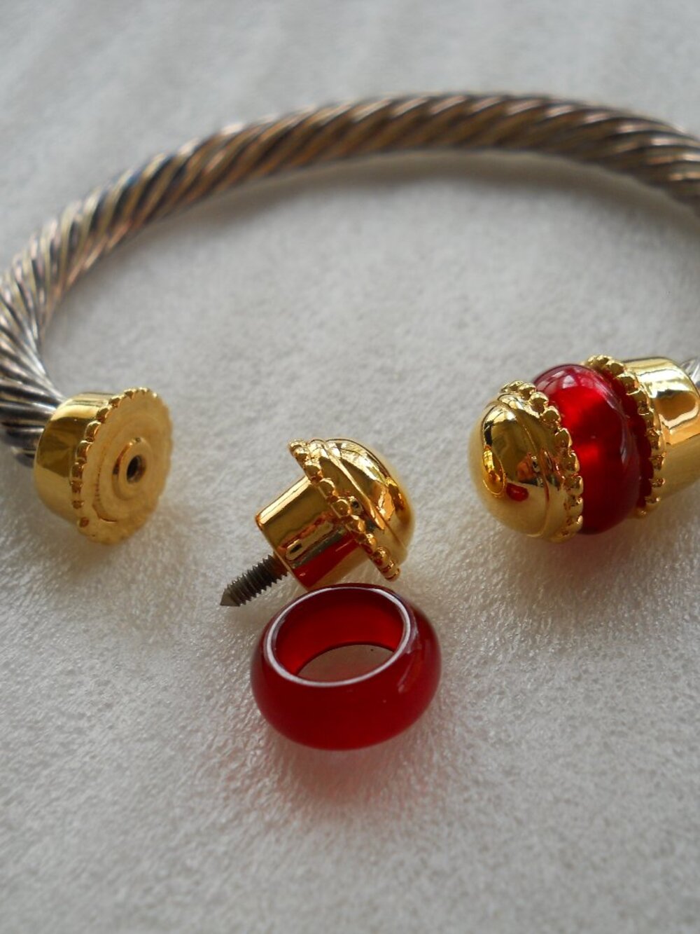 Vintage - Twisted Cable Cuff Bracelet    1125